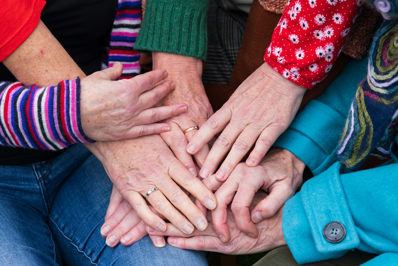 A community joining hands